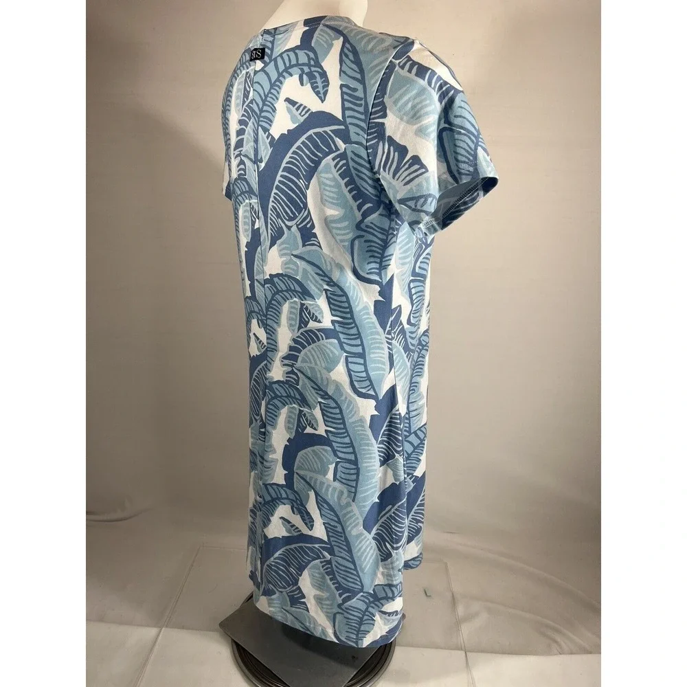 Sail‎ To Sable Womens Small Dress Blue White Preppy Coastal Summer